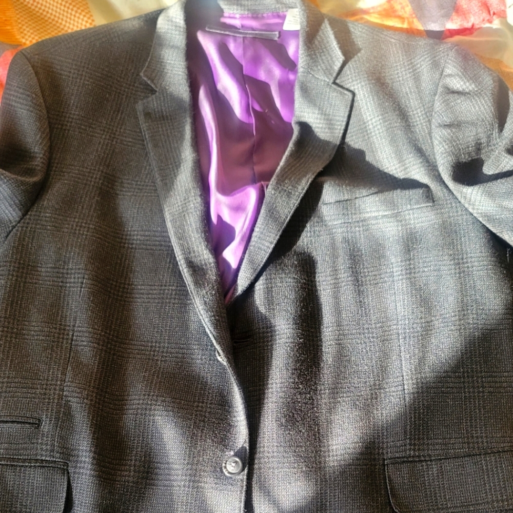 Sean John blazer 4xl charcoal grey